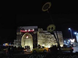دمشق- باب توما- ليلة أول يوم بعام 2019م 